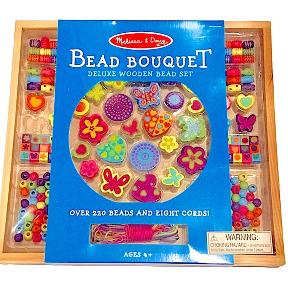 Melissa & Doug Deluxe Bead Crafting Set 220 Bead Jewelry Craft Learning Set